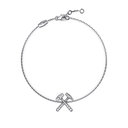 Bracelet Chaine Marteaux Héritage MM Pavé - Or gris