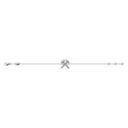 Bracelet Chaine Marteaux Héritage MM Pavé - Or gris