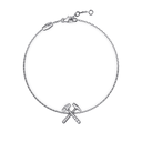 Bracelet Chaine Marteaux Héritage MM Semi Pavé - Or gris