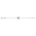 Bracelet Chaine Marteaux Héritage MM Tout Or - Or gris