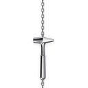 Bracelet Chaine Marteaux Solo F MM Tout Or - Or gris