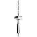 Bracelet Chaine Marteaux Solo H MM Tout Or - Or gris