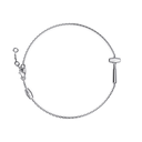 Bracelet Chaine Marteaux Solo H MM Tout Or - Or gris