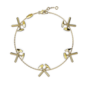 Bracelet Chaine Multi Marteaux Héritage Tout Or - Or jaune