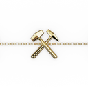Bracelet Chaine Multi Marteaux Héritage Tout Or - Or jaune