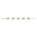 Bracelet Chaine Multi Marteaux Héritage Tout Or - Or jaune