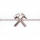 Bracelet Chaine Multi Marteaux Héritage Tout Or - Or rose