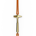 Bracelet Cordon Marteaux Solo F MM Tout Or, or jaune, cordon orange, le marteau