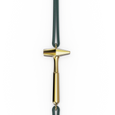 Bracelet Cordon Marteaux Solo F MM Tout Or, or jaune, cordon vert, le marteau