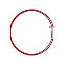 Bracelet Cordon Marteaux Solo F MM Tout Or, or rose, cordon rouge, le bracelet