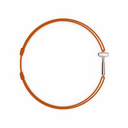 Bracelet Cordon Marteaux Solo H MM Tout Or, or rose, cordon orange, le bracelet