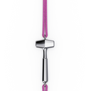 Bracelet Cordon Marteaux Solo H MM Tout Or, platine, cordon rose, le marteau
