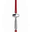 Bracelet Cordon Marteaux Solo H MM Tout Or, platine, cordon rouge, le marteau