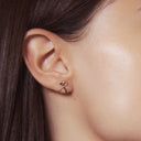Boucles d'oreilles Marteaux Héritage PM - Or rose