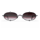 Heritage Cerclée Or Gris & Bois d'Amarante & 8 Diamants — verres rosés — vue de face