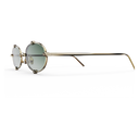 Heritage Cerclée Or Jaune & 8 Diamants — verres verts — vue de profil