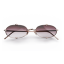 Heritage Cerclée Or Rose & 8 Diamants — verres rosés — vue de face, packshot