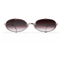 Heritage Cerclée Or Rose & 8 Diamants — verres rosés — vue de face