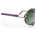 Heritage Cerclée Or Rose & Bois d'Amarante & 8 Diamants — verres verts — détail de branche