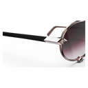 Heritage Cerclée Or Rose & Bois d'Ébène & 8 Diamants — verres rosés — détail de branche