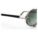 Heritage Cerclée Or Rose & Bois d'Ébène & 8 Diamants — verres verts — détail de branche