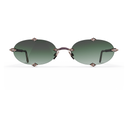 Heritage Percée Or Rose & Bois d'Amarante & 8 Diamants — verres verts — vue de face