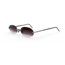 Heritage Percée Titane Poli & 4 Diamants — verres rosés — vue trois-quarts