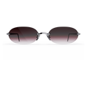 Heritage Percée Titane Poli & 4 Diamants — verres rosés — vue de face