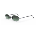 Heritage Percée Titane Poli & 4 Diamants — verres verts — vue trois-quarts