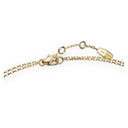 Pendentif Marteaux Héritage Double Chaine MM Semi Pavé - Or jaune