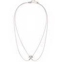 Pendentif Marteaux Héritage Double Chaine MM Semi Pavé - Or rose