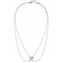 Pendentif Marteaux Héritage Double Chaine MM Tout Or - Or gris