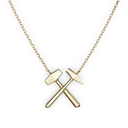 Pendentif Marteaux Héritage GM Tout Or - Or jaune