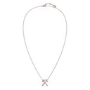 Pendentif Marteaux Héritage MM Semi Pavé - Or rose