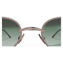 Take Couture Or Rose Pavé de Diamants & Bois d'Ébène — verres verts — détail de pont