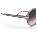 Take Couture Or Rose Pavé de Diamants — verres rosés — détail de tenon