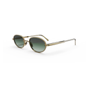 Take Couture Titane Enrobé d'Or Jaune — verres verts — vue trois-quarts