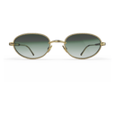 Take Couture Titane Enrobé d'Or Jaune — verres verts — vue de face