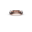 Alliance Demi Jonc Confort 4.5mm - Or rose