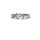 Alliance Diamants Marquises Tour Complet - Or gris