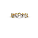 Alliance Diamants Marquises Tour Complet - Or jaune