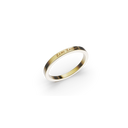 Alliance Ruban ZZ-2mm - Or jaune