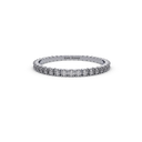 Alliance Diamants Griffes 1.5mm Tour Complet - Or gris