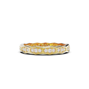 Alliance Maillon Marteaux Pavée - Or jaune