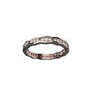 Alliance Maillon Marteaux Pavée - Or rose