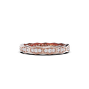 Alliance Maillon Marteaux Pavée - Or rose