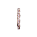 Alliance Maillon Marteaux Saphirs Roses - Or rose