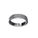 Alliance Take Couture Pavée - Or gris