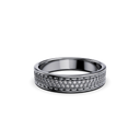 Alliance Take Couture Pavée - Or gris