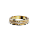 Alliance Take Couture Pavée - Or jaune
